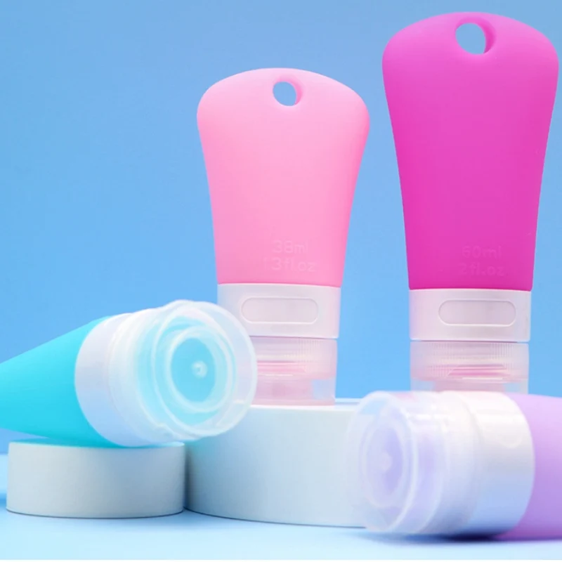 Botellas de loción cosmética