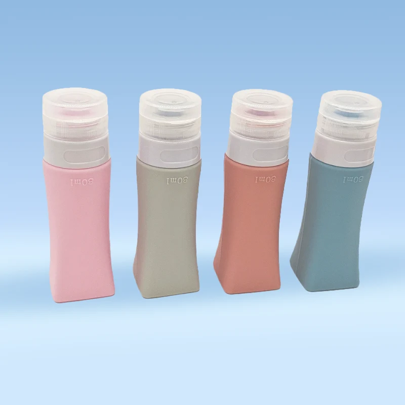 Juego de botellas de botting de silicona de grado alimenticio