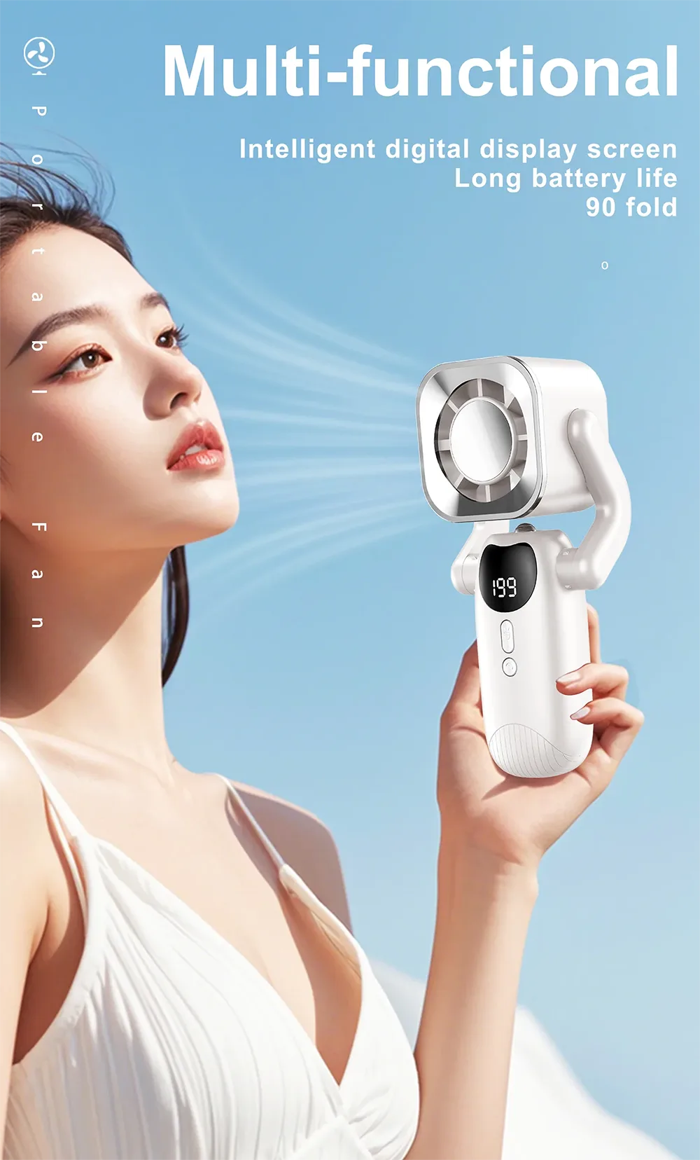 Square Portable Fan