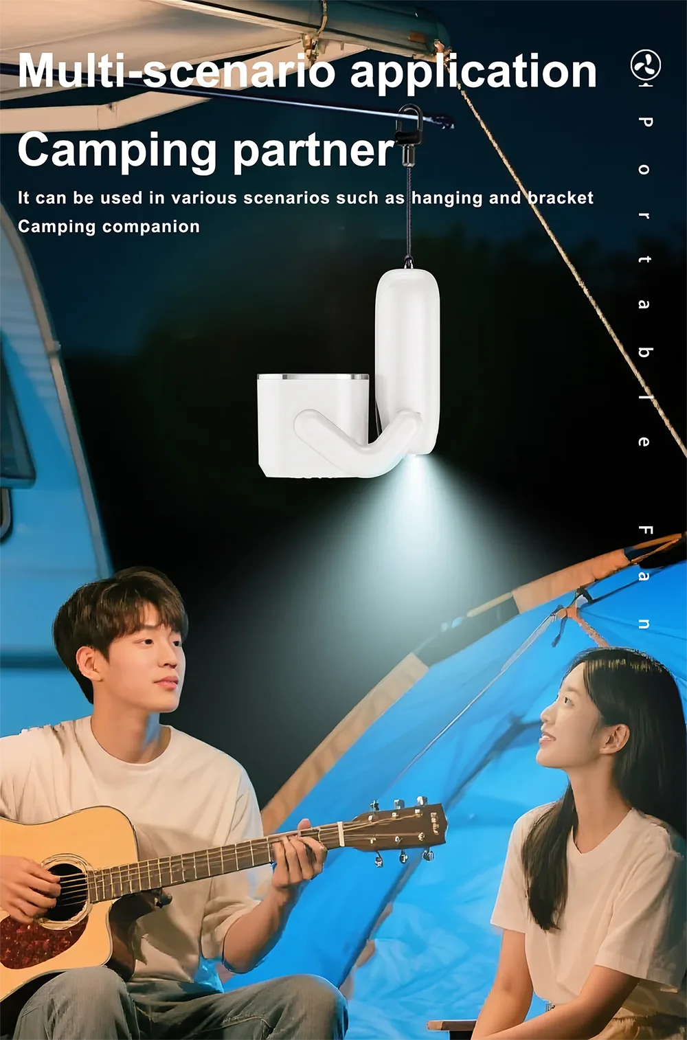 Square Portable Fan