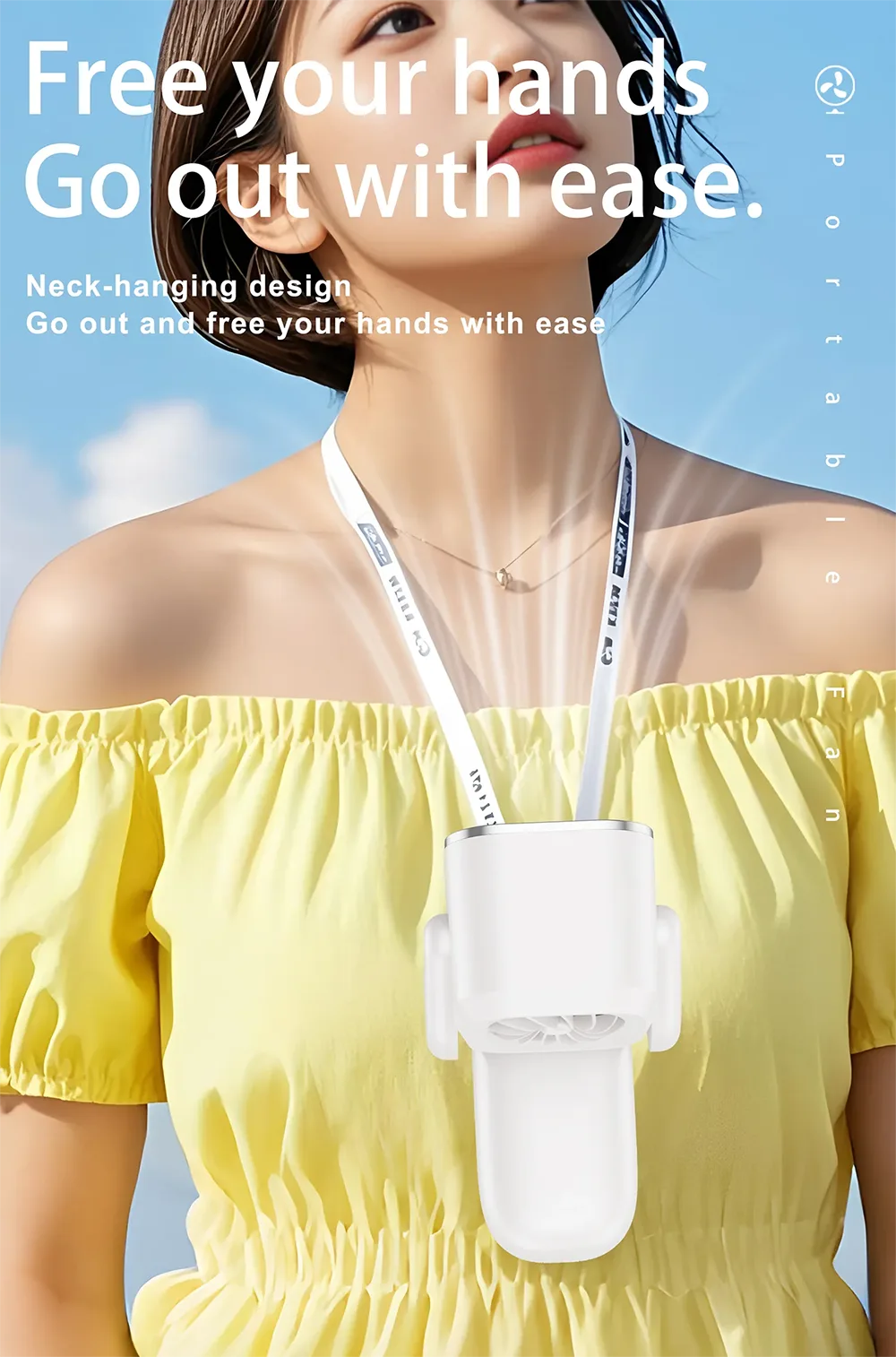Square Portable Fan
