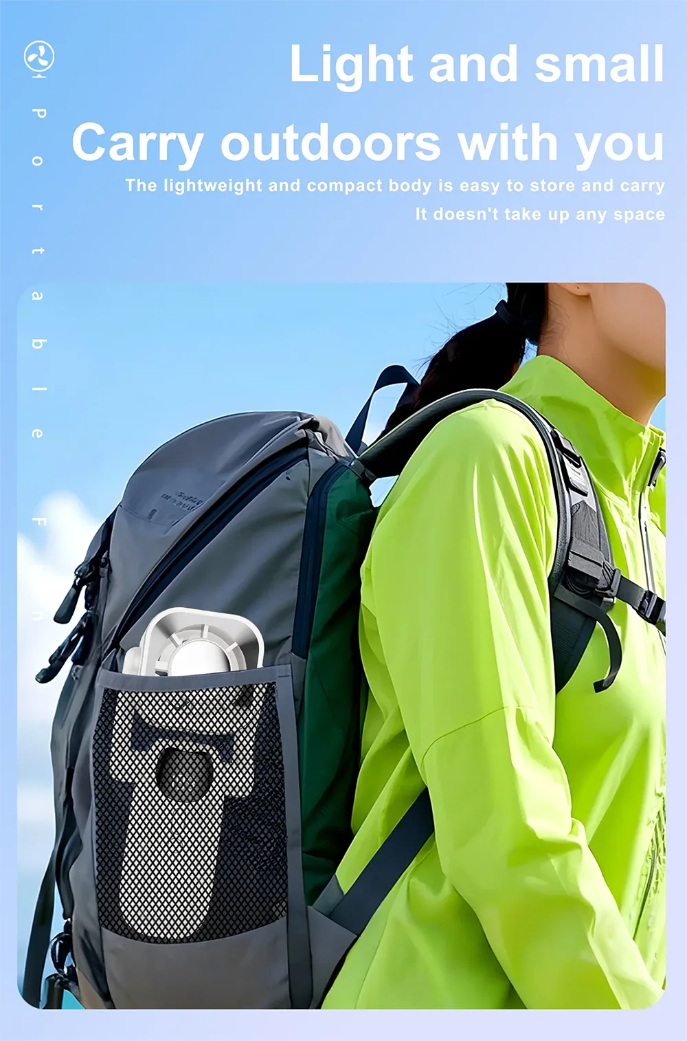 Square Portable Fan