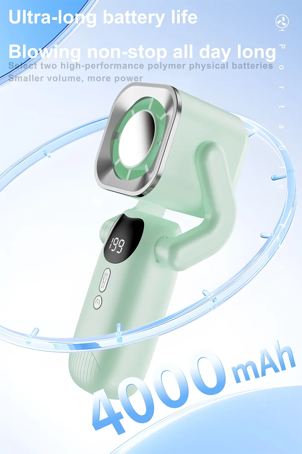 Square Portable Fan