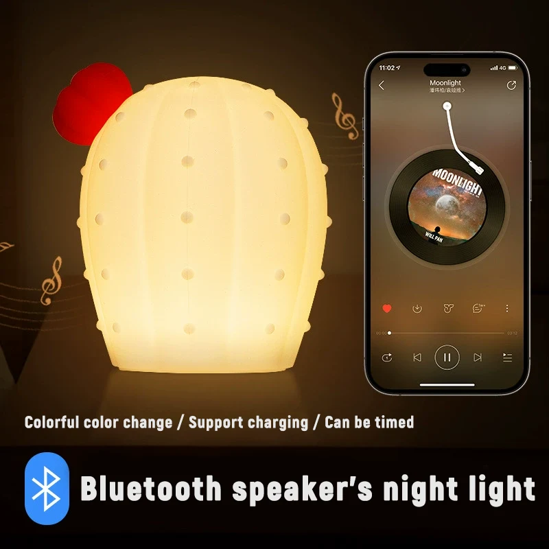 Luz nocturna de LED táctil recargable